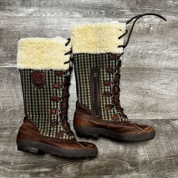 UGG Edmonton Tall Winter Boots Size 8 - Picture 1 of 8